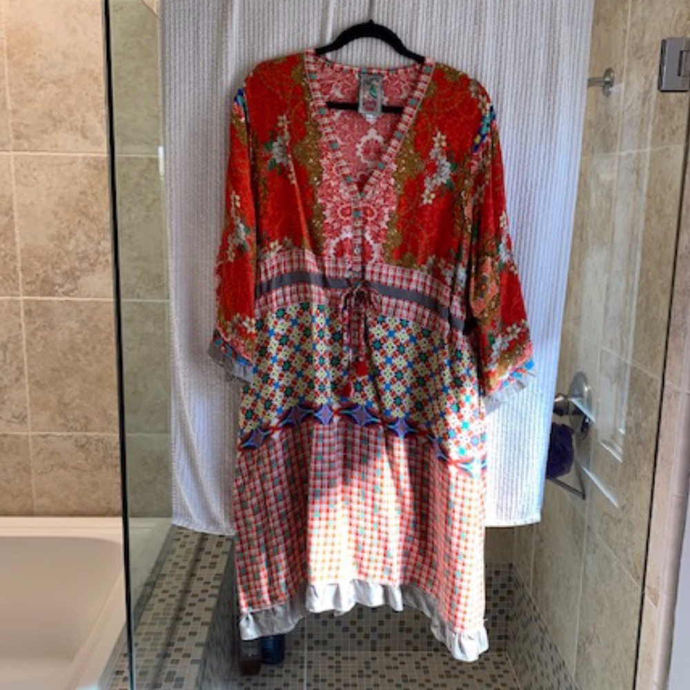 Johnny Was "Rayne" Dress Size XL